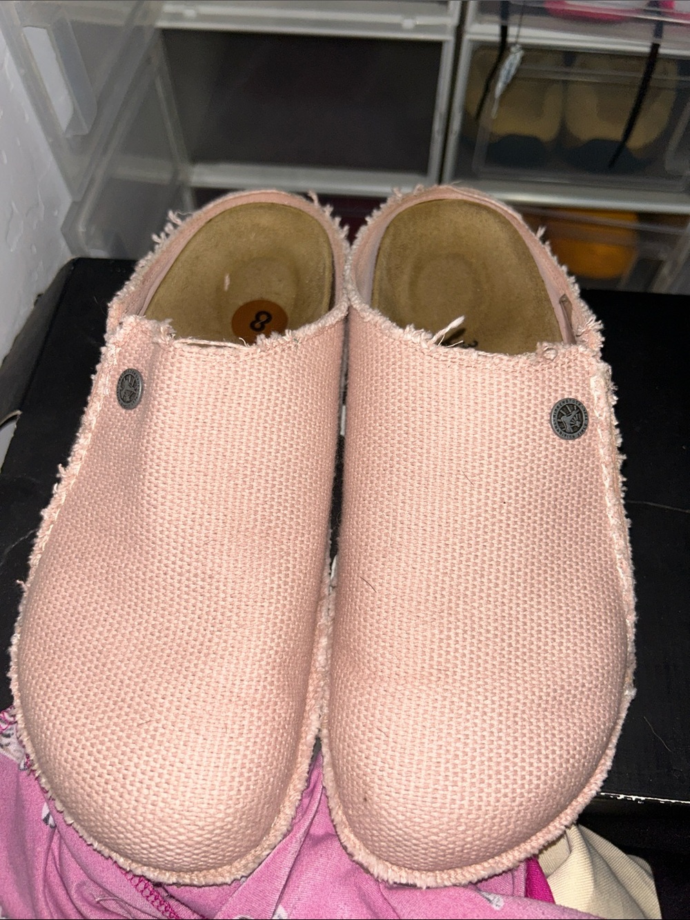 Birkenstock pink clogs size 39